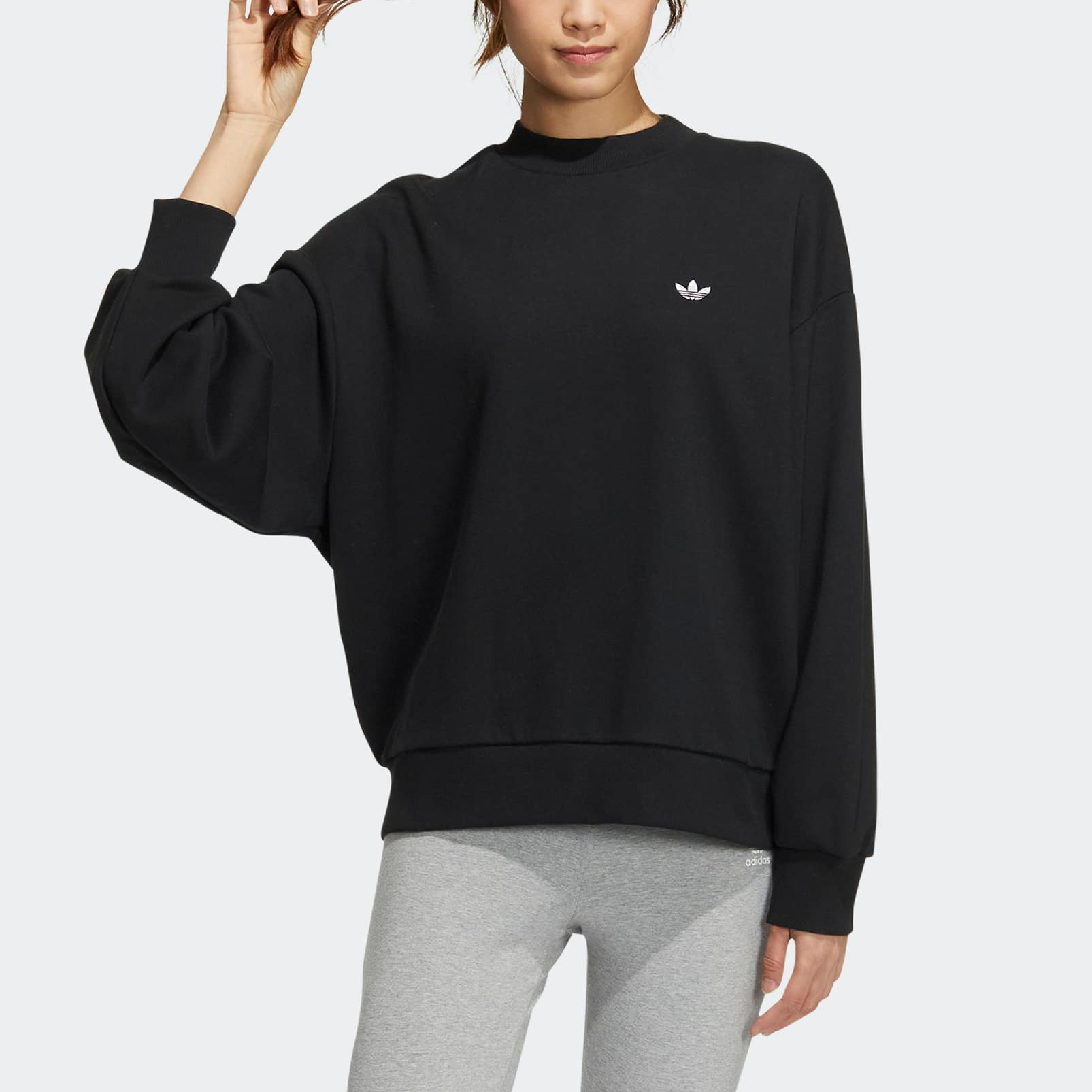(WMNS) adidas Originals Adibreak Crews 'Black' IC8132