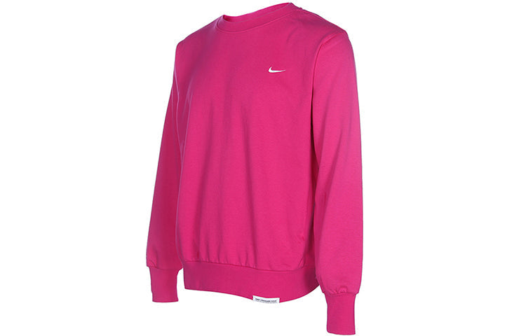 Men's Nike Basketball Sports Solid Color Round Neck Pullover Pink CK6359-615