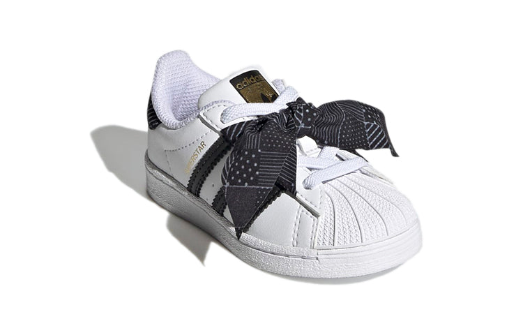 (TD) adidas originals Superstar 'White Gold Black' Q47380