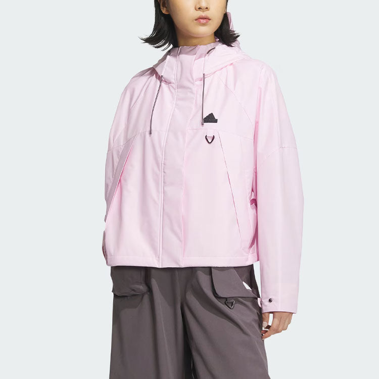(WMNS) adidas City Escape Woven Jacket Asia Sizing 'Pink' JE8590