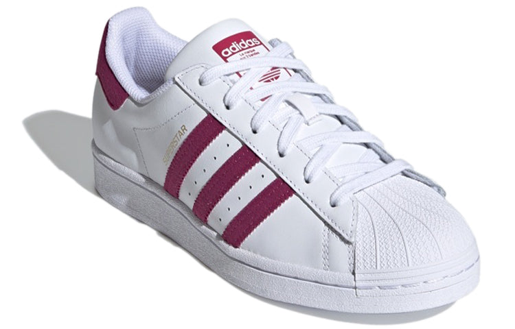(WMNS) adidas originals Superstar 'White Red Gold' S42645