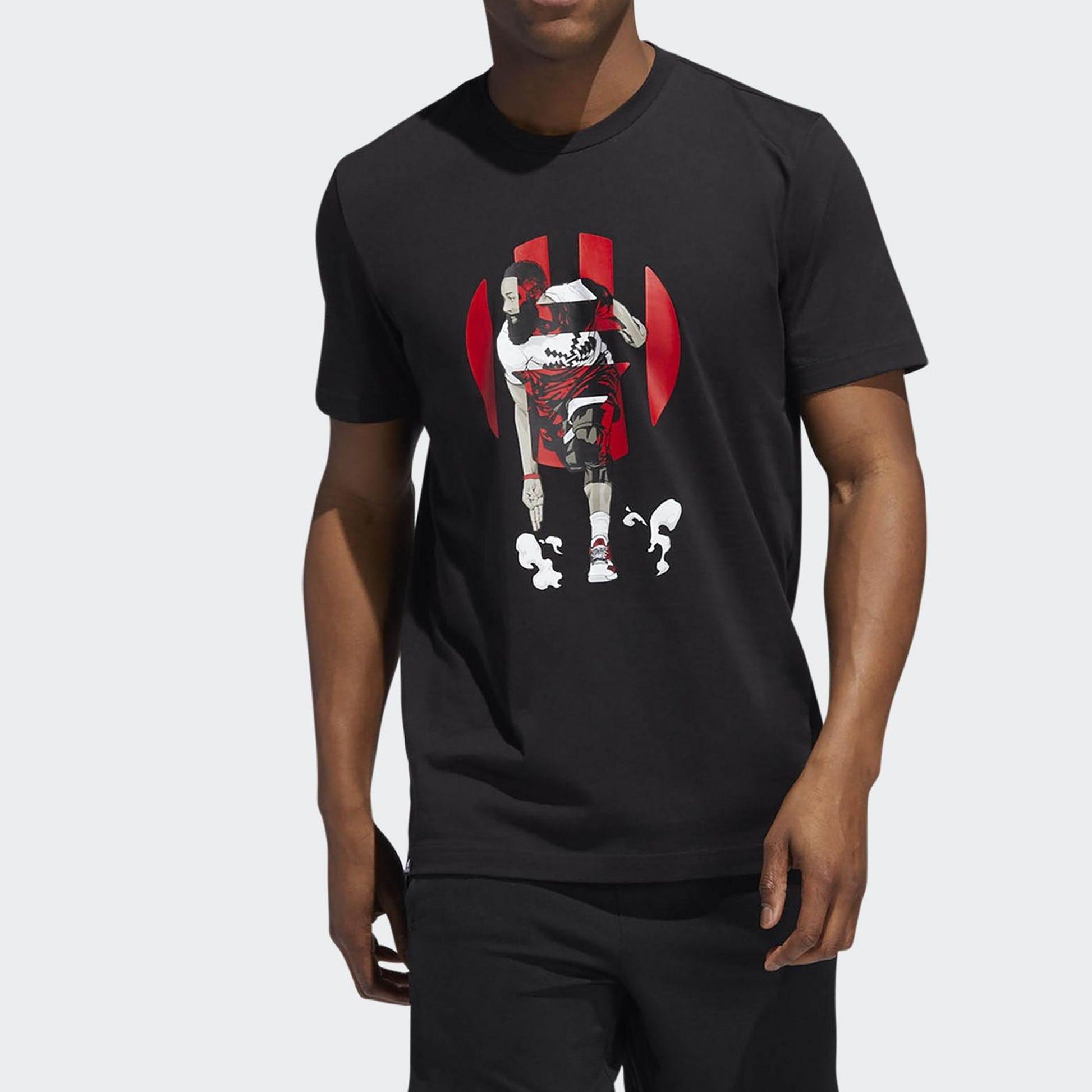 adidas Harden Geek UP Basketball Short Sleeve Black DQ0923