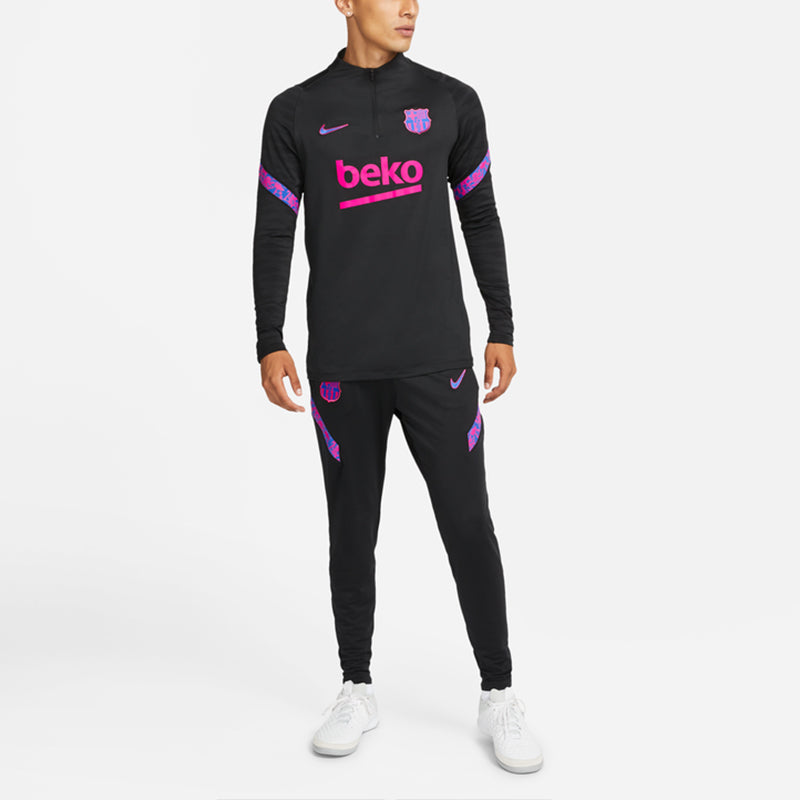 Nike FC Barcelona 21/22 Dri-FIT Sweatshirts 'Black' DC0649-015