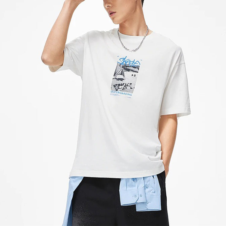 Li-Ning x Disney Oswald Graphic T-shirt 'White' AHST309-6