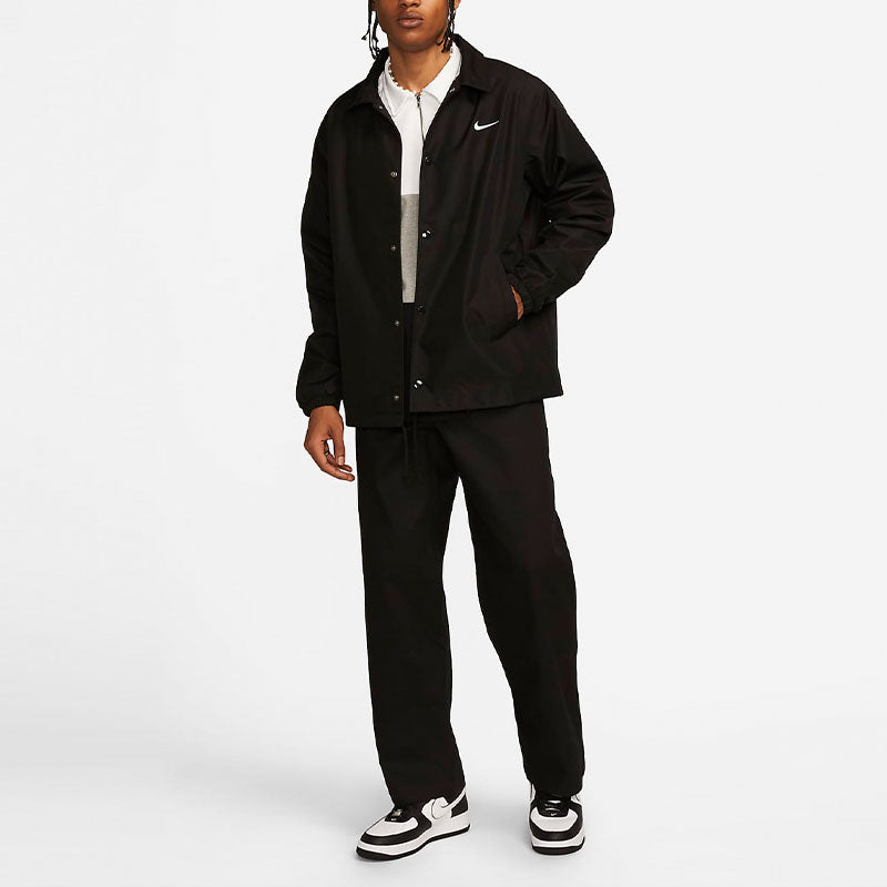 Nike Authentics Lined Coaches Jacket 'Black' FD7844-010