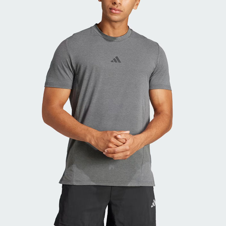 adidas Designed for Training Workout Tee Asia Sizing 'Grey' IS3809
