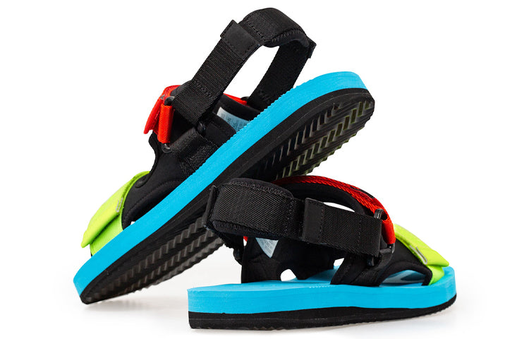 Fila Capri Sandals Black/Blue/Red T12M024503FBS