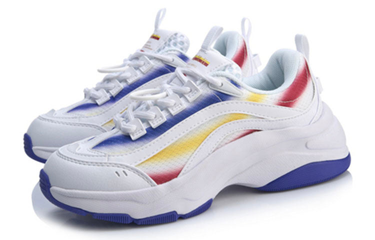 (WMNS) Li-Ning Aurora WindWalker 'White Blue Red' AGCP108-1
