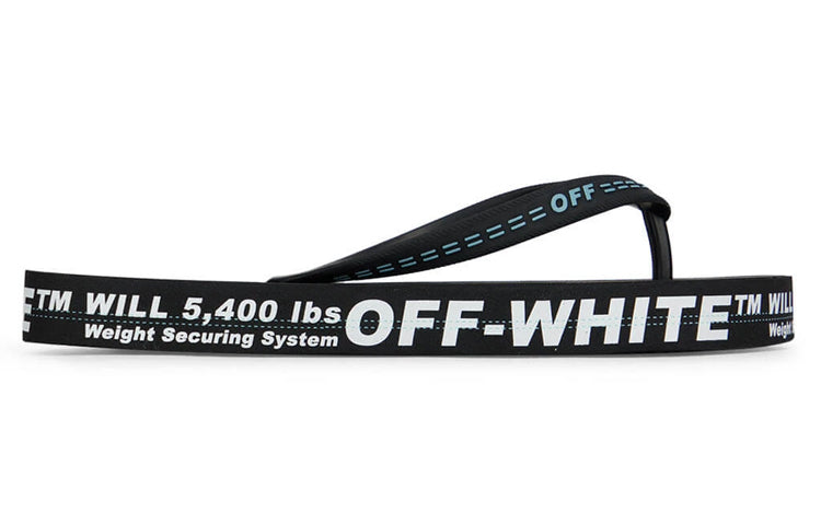 Off-White Industrial Flip Flops 'Weight Securing System - Black' OMIC002R21MAT0011001