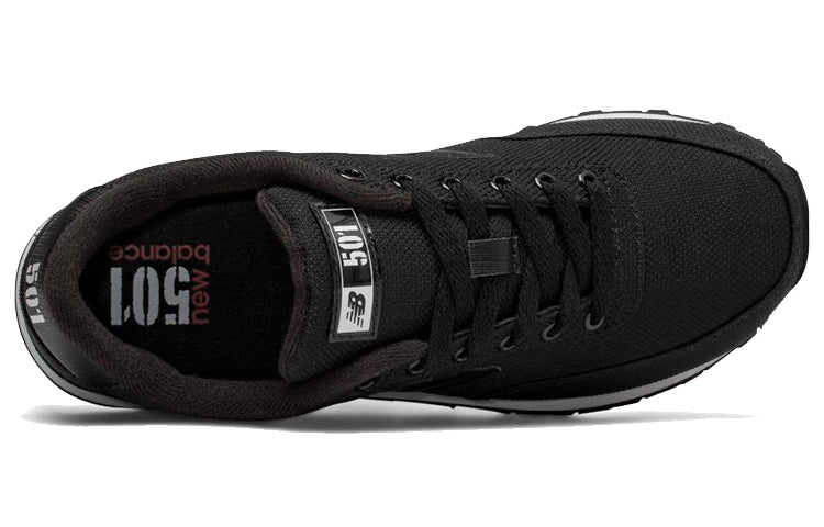 (WMNS) New Balance 501 Textile 'Black White' WL501GF
