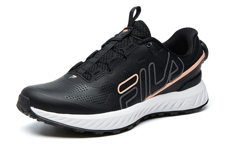 (WMNS) FILA Athletics Low Top Black/White A12W112204FBK