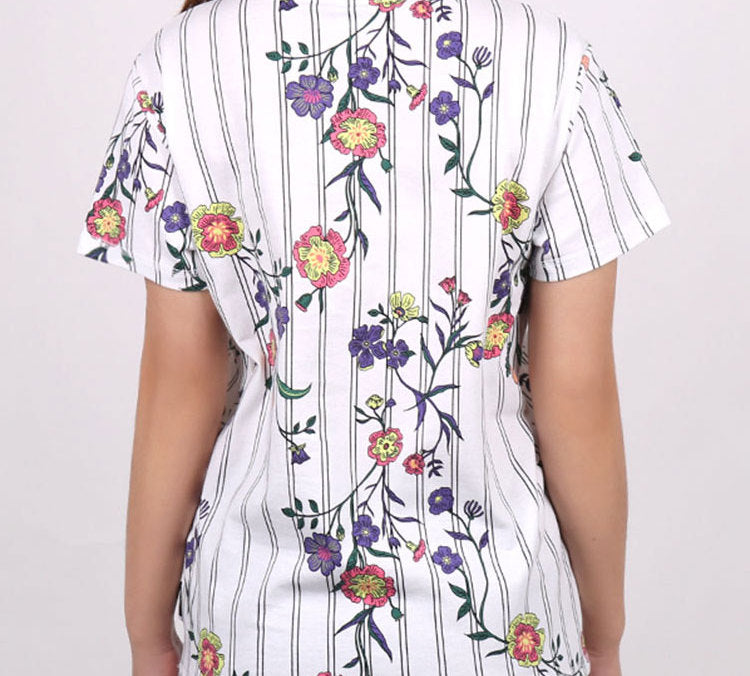 (WMNS) PUMA Logo Short Sleeve TEE White 597470-02