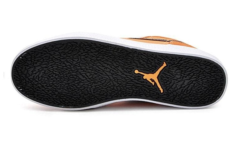 Air Jordan V1 Retro Mens Black Orange 552312-801