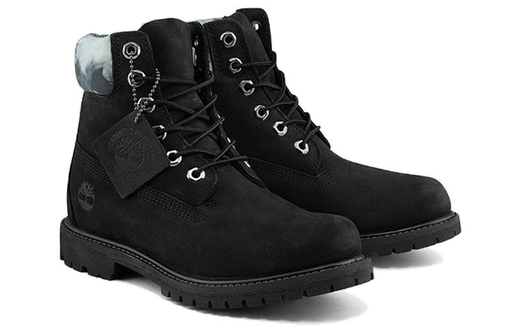 (WMNS) Timberland Premium 6-inch Waterproof Boot 'Black Nubuck' A2ESH