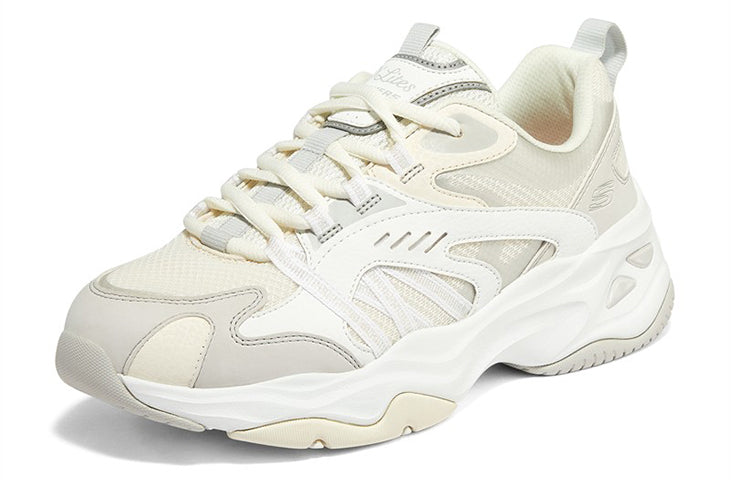 (WMNS) Skechers DLITES 4.0 'White Grey' 896080-WGY