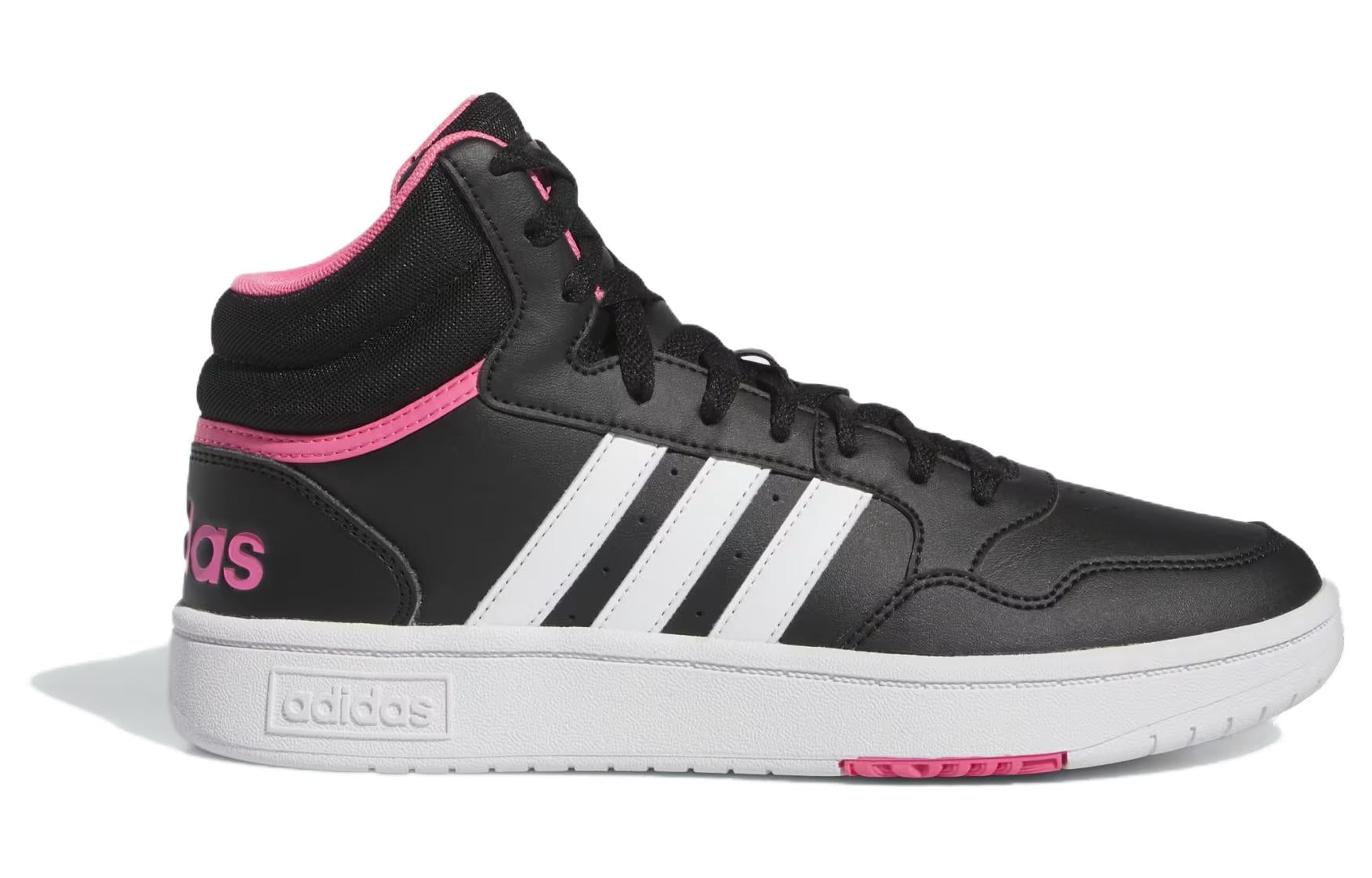 (WMNS) adidas Hoops 3.0 Mid 'Black Pink Fusion' IG7896