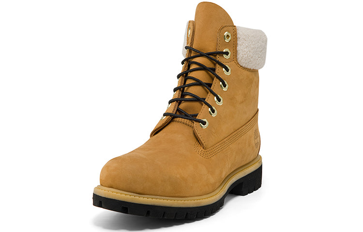 (WMNS) Timberland 6 Inch Premium Shearling Boots 'Wheat Nubuck' A2GMD