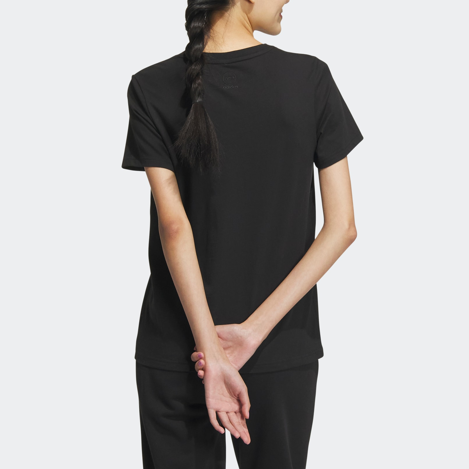(WMNS) adidas Neo CESP T-Shirts 'Black' IK6028