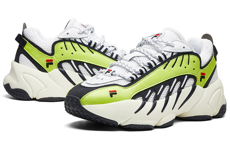 Fila Ade retro running shoe Black/white/green T12M011108FWA