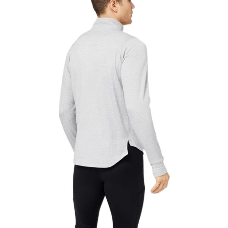 New Balance Heat Grid Half Zip Asia Sizing 'Athletic Grey' MT23252-AG