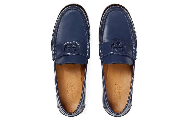 Gucci Interlocking G Loafer 'Blue' 738470-17X00-4157