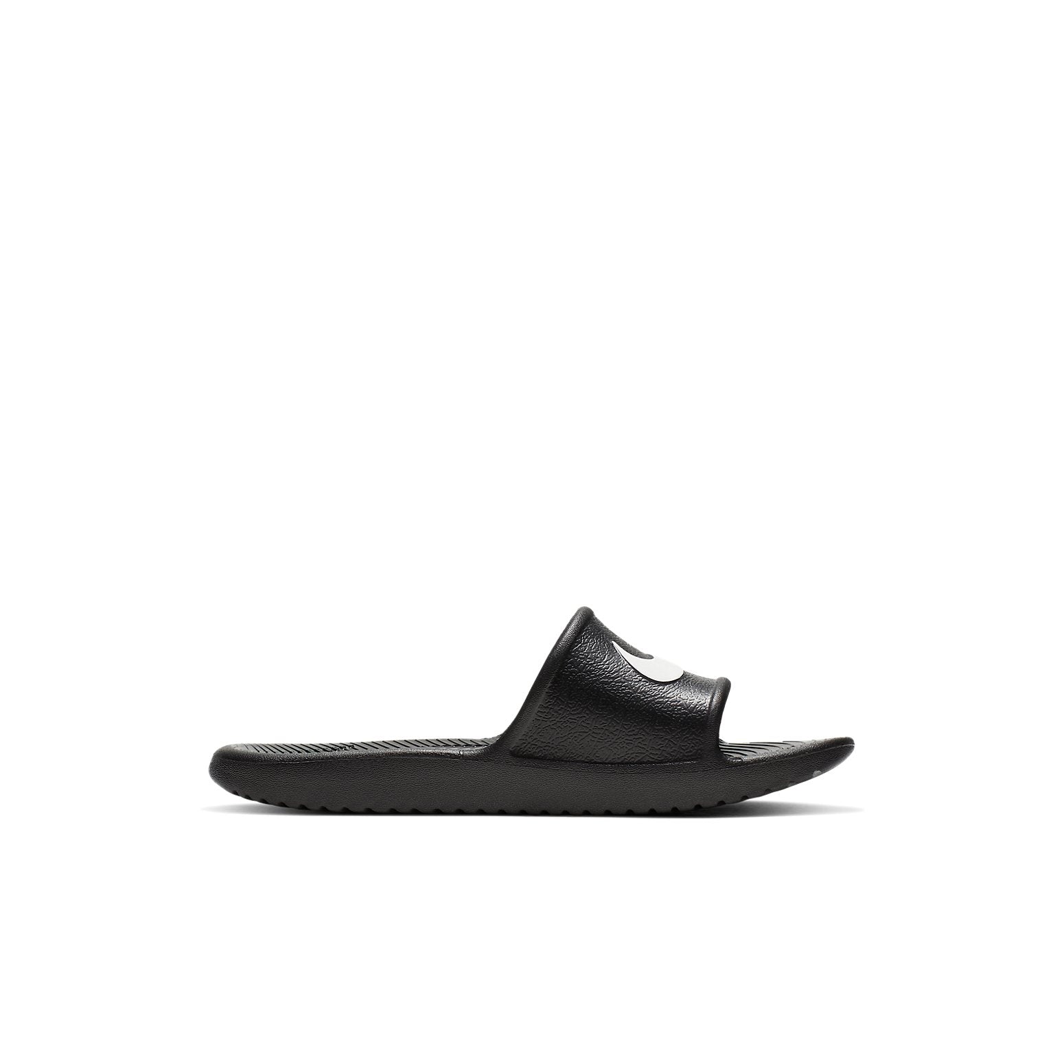 (GS) Nike Kawa Slide 'Black White' BQ6831-001