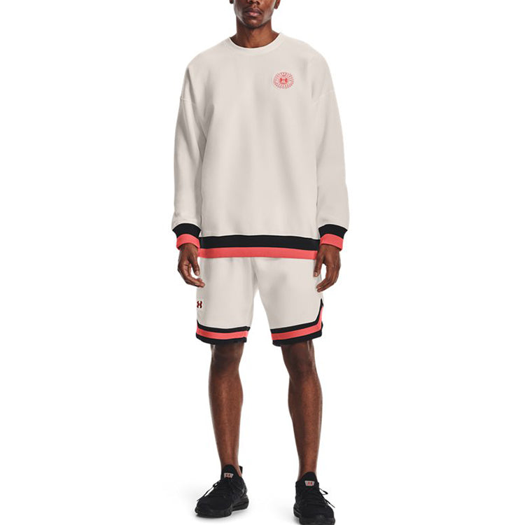 Under Armour Rival Fleece AMP Long Sleeve Sweatshirt 'Beige' 1361455-112