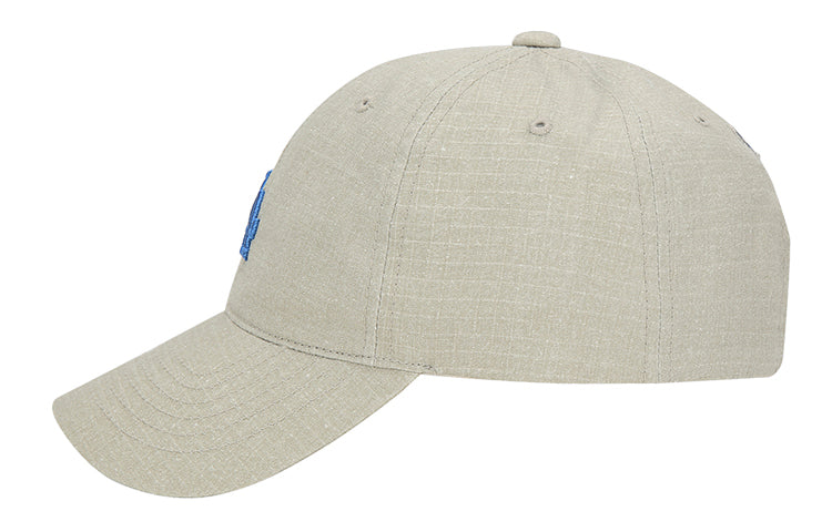 MLB Small Label Cap Baseball Cap Khaki Blue 32CPCE011-07B