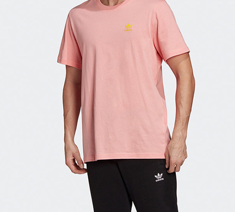 adidas originals Front Back Tee Sports Short Sleeve Pink FM3349