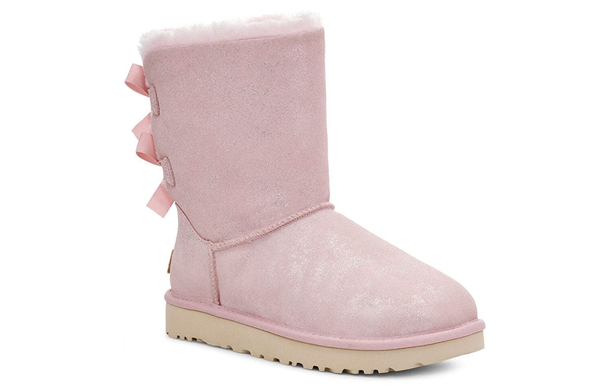 (WMNS) UGG Bailey Bow II Fleece Lined Pink 1112532-PCD
