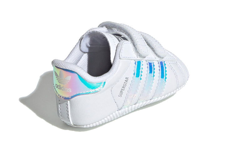 (TD) adidas originals Superstar Crib 'White Silver' BD8000