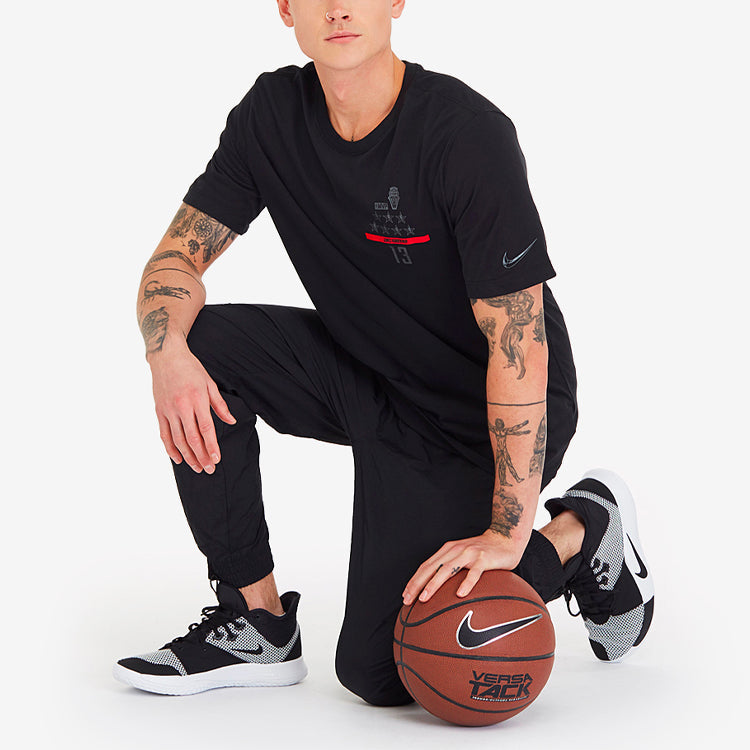 Nike Mba M Nk Dry Tee Mvp Acl Dri-FIT houston rockets Casual Sports Training Jersey Short Sleeve Black CI1545-010