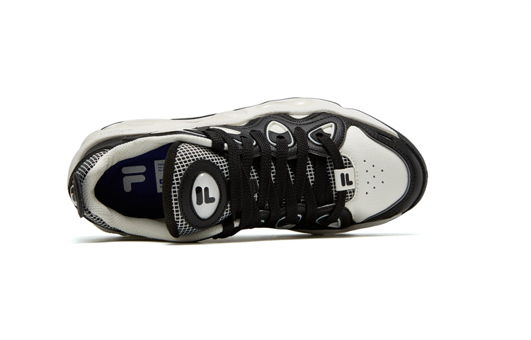 (WMNS) FILA FUSION VERTICAL x MitchellNess Shoes 'Black White' T12W343207FBS
