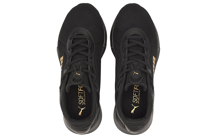 (WMNS) PUMA Jaro Fresh Low Running Shoes Black/Gold 193693-05