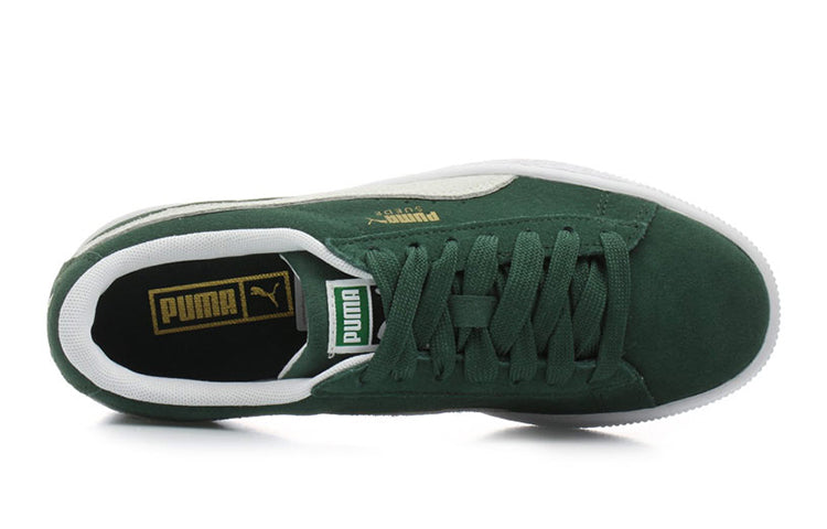 (GS) PUMA Suede Classic Leisure Shoes Green 365073-06