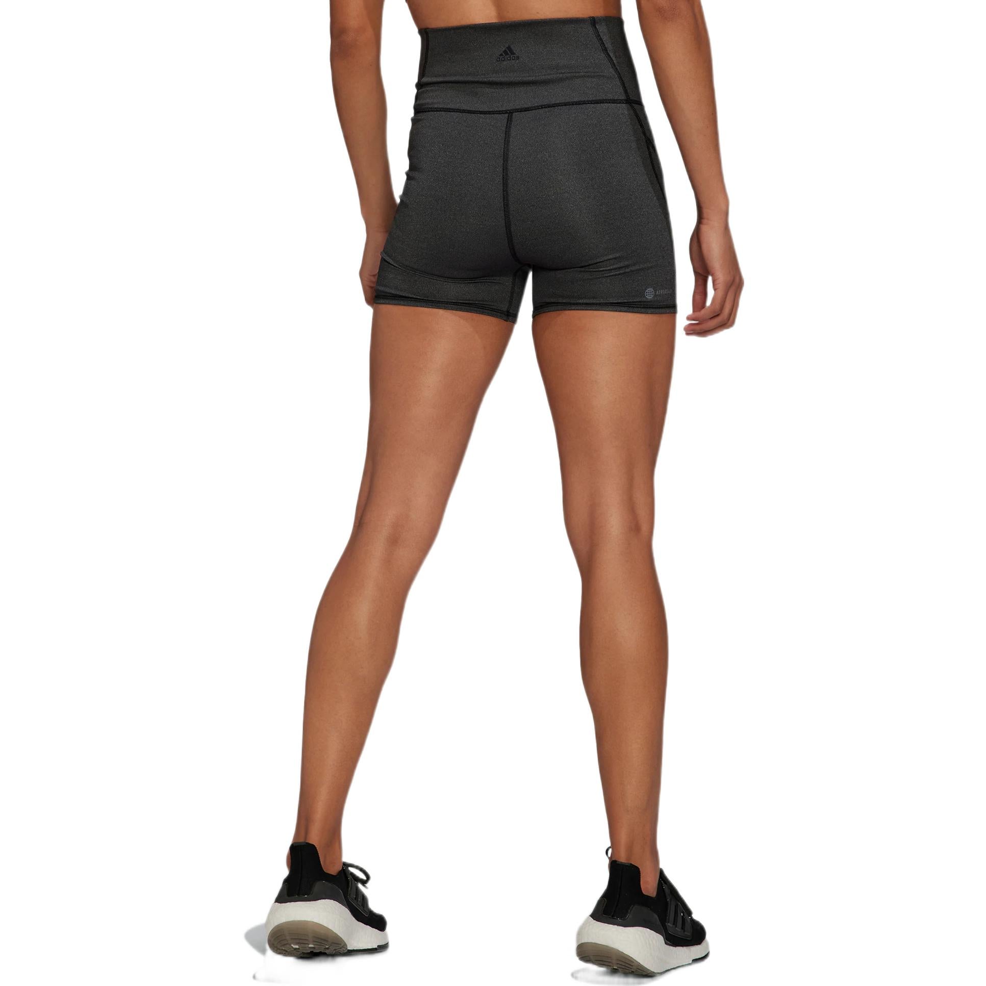 (WMNS) adidas Yoga Lux Fire Super High-Waisted Shorts Asia Sizing 'Black' HS8810