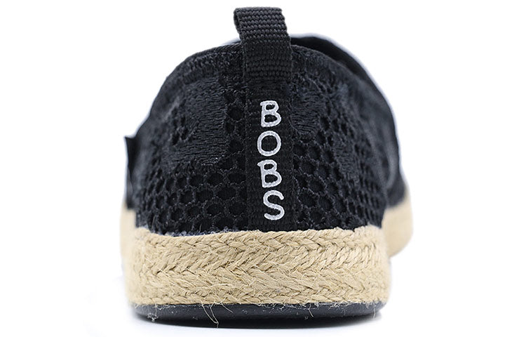 (WMNS) Skechers Bob s Slip-on Shoes Black 66666096-BBK