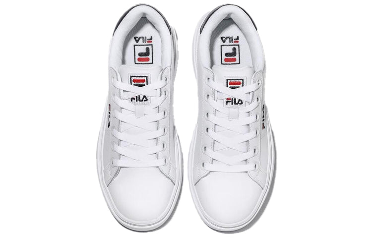 FILA Court Plumpy Low Top Board Shoes White/Black 1TM01397D_147