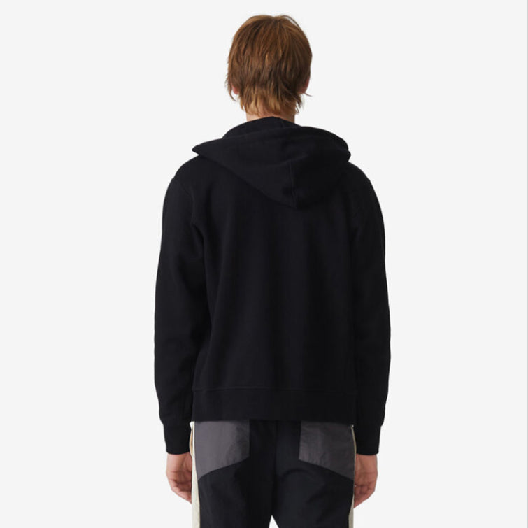 Men's KENZO SS21 Cotton Logo Alphabet hooded Long Sleeves Black FA65BL7204MS-99