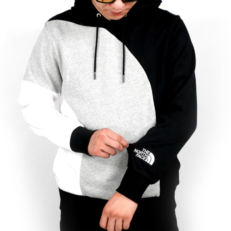 THE NORTH FACE Knit Colorblock logo Couple Style Black NF0A4NER-JK3