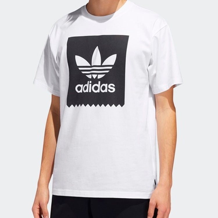 adidas originals Large Logo Printing Casual Short Sleeve White EC7363