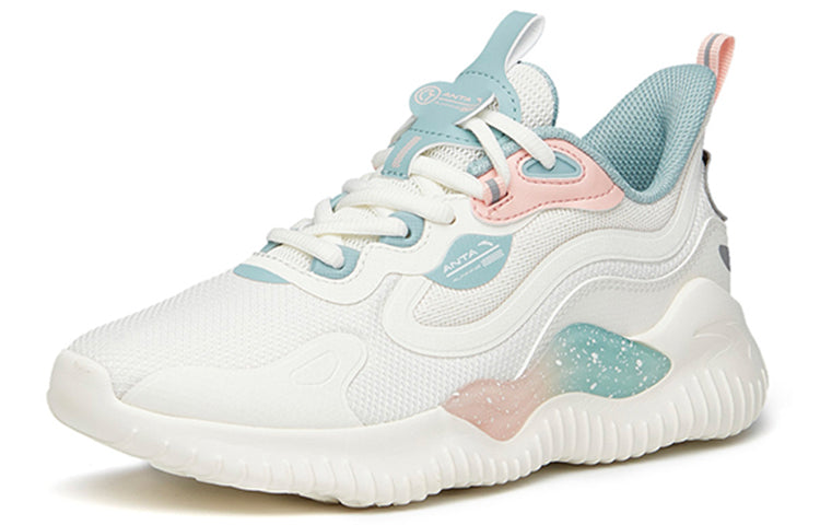 (WMNS) ANTA Running Series Sneakers 'White Blue Pink' 922145556-2