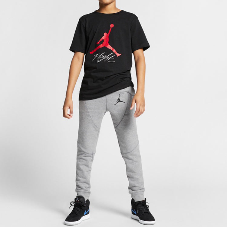 (PS) Air Jordan Jumpman flight Big Boys Short Sleeve 'Black' HA7451
