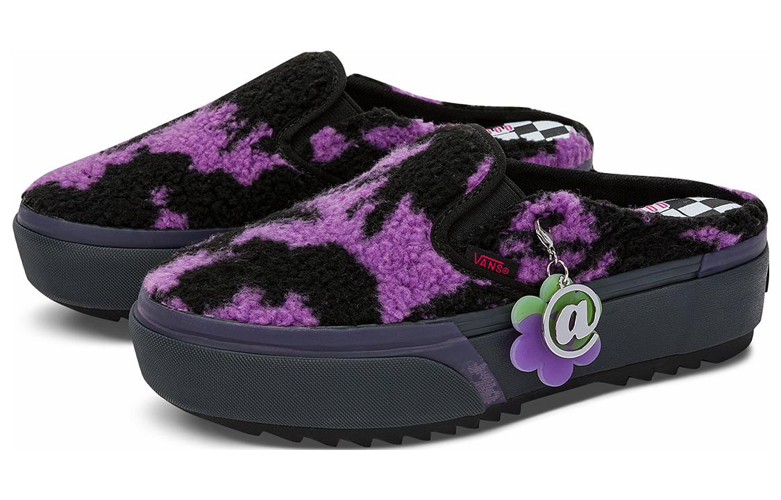 Vans slip-on Mule Stacked x IRENEISGOOD 'Black Purple' VN0A4BVZBMB