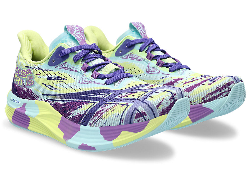 (WMNS) ASICS Noosa Tri 15 'Glow Yellow Palace Purple' 1012B429-750