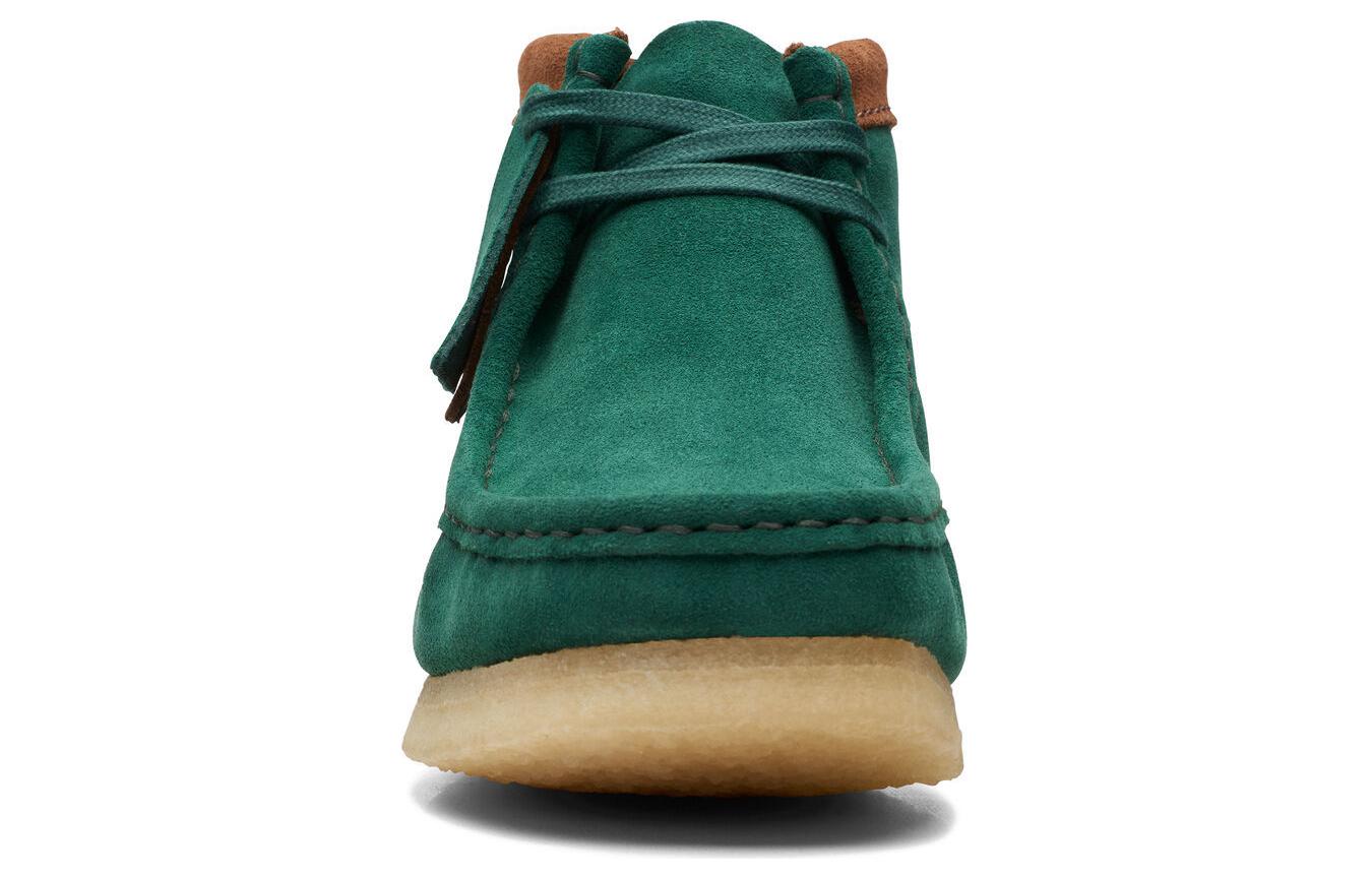 Clarks Wallabee Boots 'Dark Green' 26172249