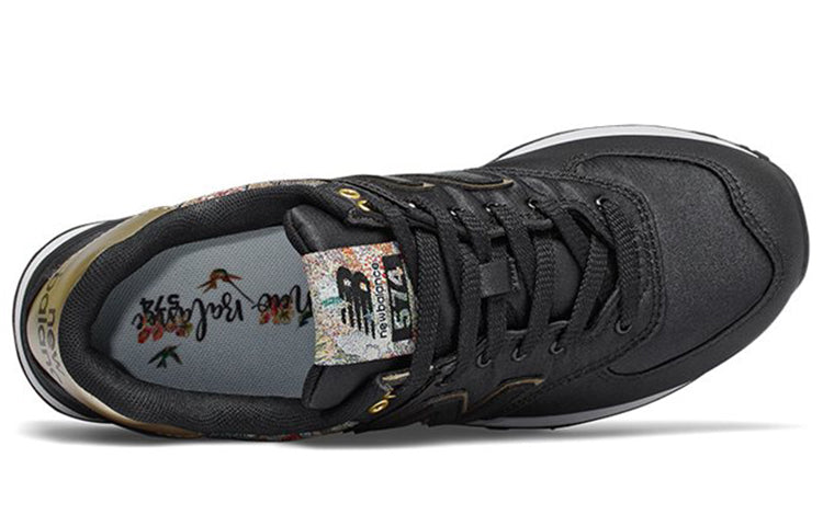 (WMNS) New Balance 574 Series Gold 'Black Gold White' WL574SNC