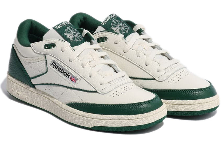 Reebok Unisex Club C Mid II Sneakers White/Green GY1639