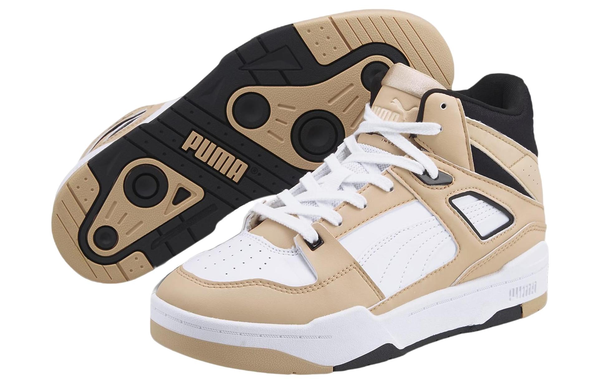 (WMNS) PUMA Slipstream Mid 'White Light Sand' 386565-01