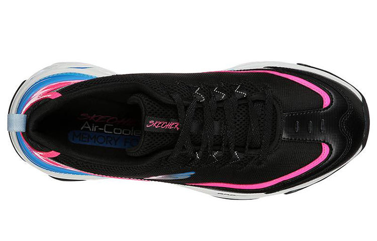 (WMNS) Skechers Energy Racer Low-Top Running Shoes Pink/Black/Blue 149374-BBLP